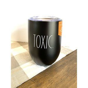 NEW Rae Dunn TOXIC Stainless Insulated Wine Glass